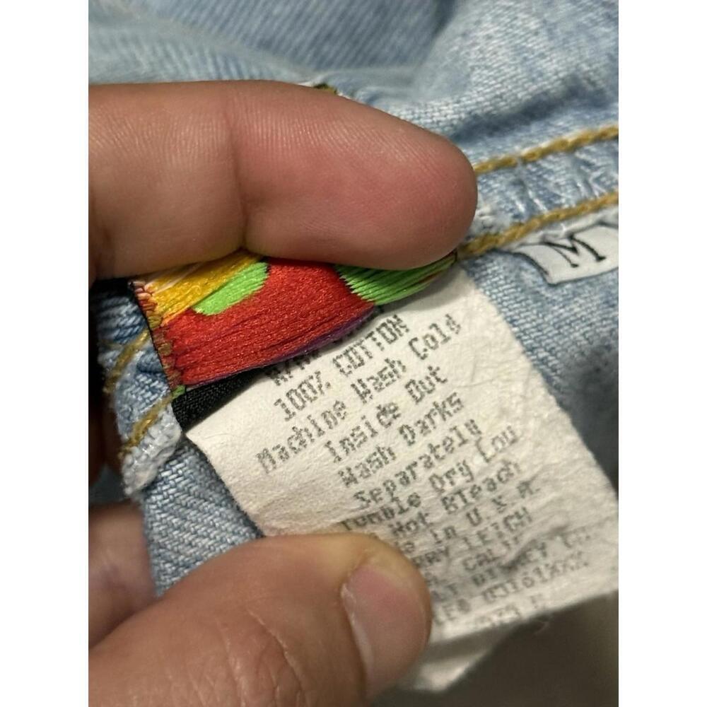 Mickey Unlimited Disney Jerry Leigh Carpenter Overall Shorts M Vintage Cotton - Picture 10 of 13